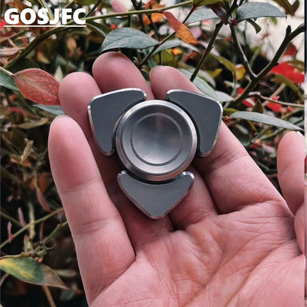 DOMEDC Fidget Spinner giocattoli antistress allevia l'ansia gioco di moda portatile In metallo In Stock