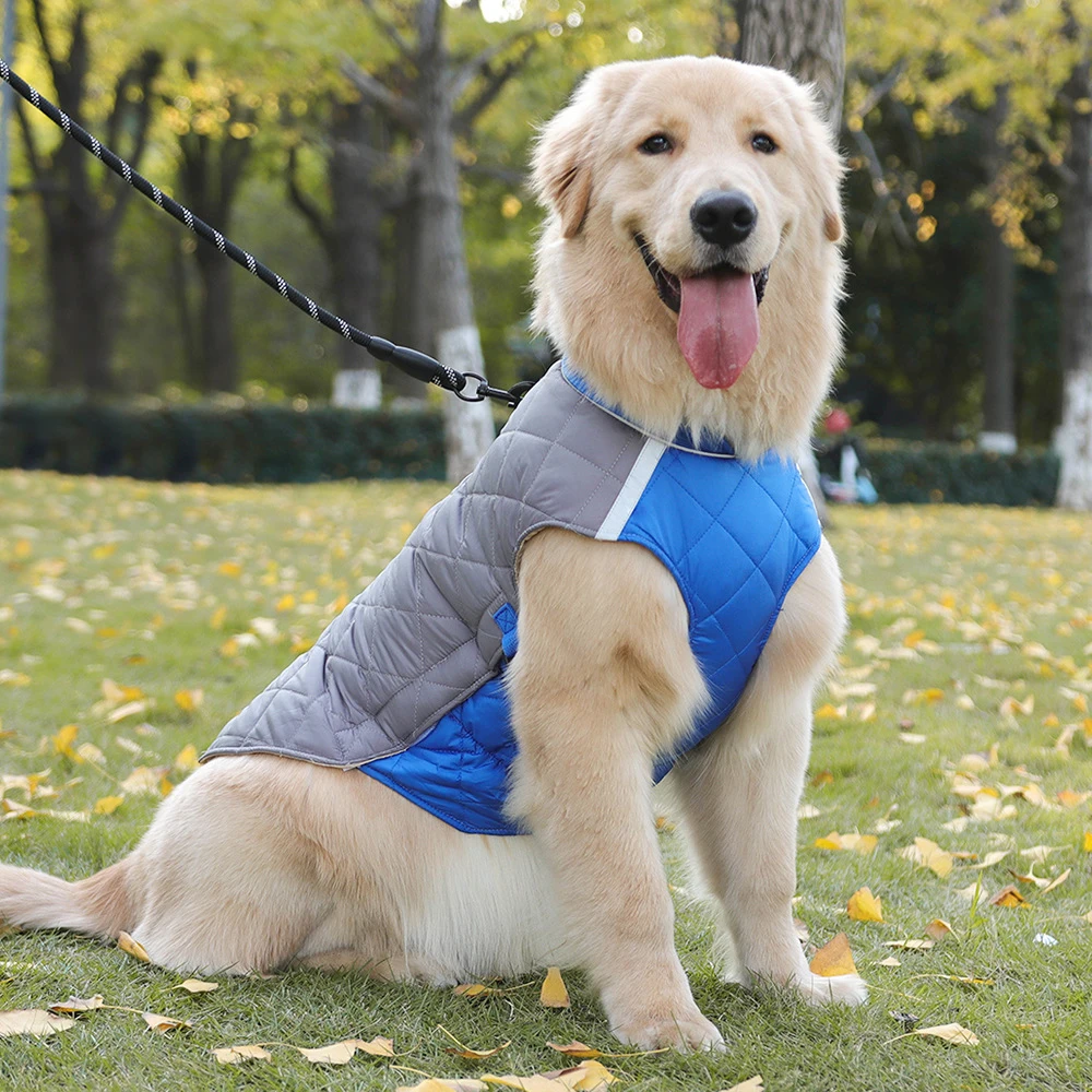 Winter Hund Kleidung Wasserdichte Hund Weste Jacke Für Kleine Große Hunde Warme Haustier Hunde Mantel Gepolsterte Kleidung Französisch Bulldog Outfits – Detail 20