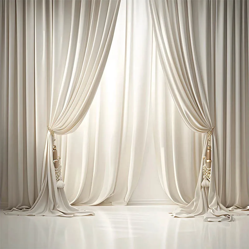Mehofond cortinas sonhadoras maternidade foto pano de fundo casamento janela branca estúdio retrato arte fina textura fotografia fundos