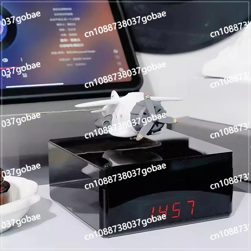 E-sports desktop ornament, technological sense, niche, advanced magnetic levitation small aircraft