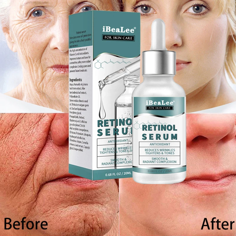 

Средство для удаления морщин и ретинола, сыворотка для лица, Антивозрастная, для увлажнения и подтяжки мелких линий, восстанавливает кожу