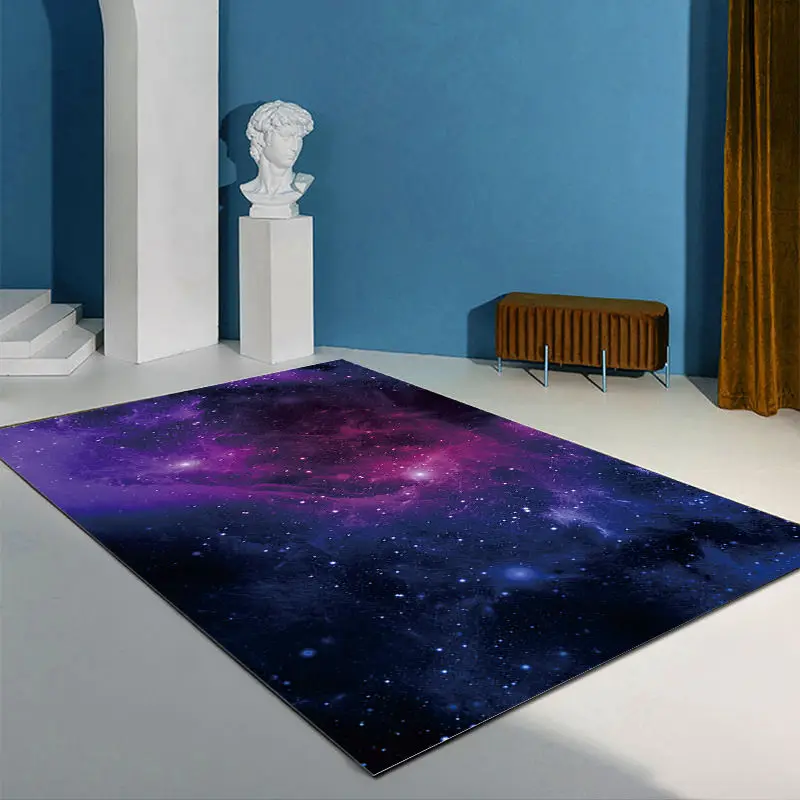 Creative Starry Sky Rug Modern Home Living Room Rugs Sofas Coffee Tables Mats Children's Room Decoration Bedroom Carpet Washable