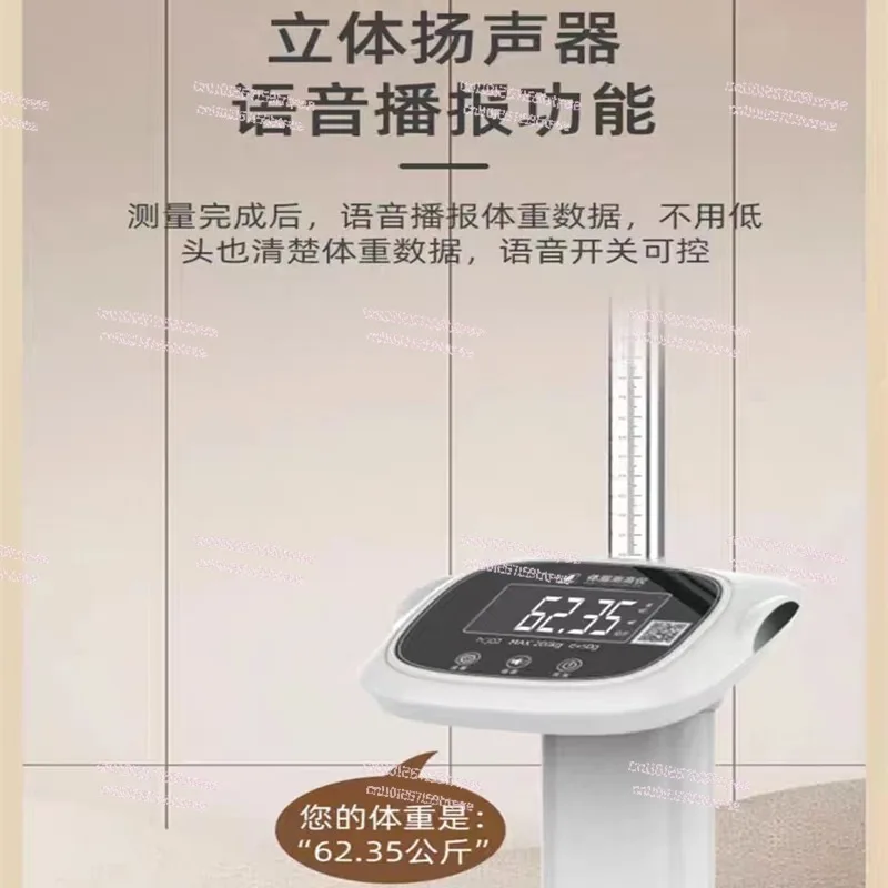 Electronic Scale Height Weight Scale Measuring Instrument Garden Physical Examination Intelligent Body Fat Scale