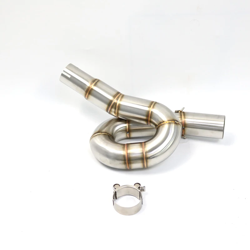 

For Benelli BN300 TNT300 BJ300 BN600 TNT600 BN600 Modified Motorcycle Exhaust Systems ​Middle Link Pipe Motocross Muffler