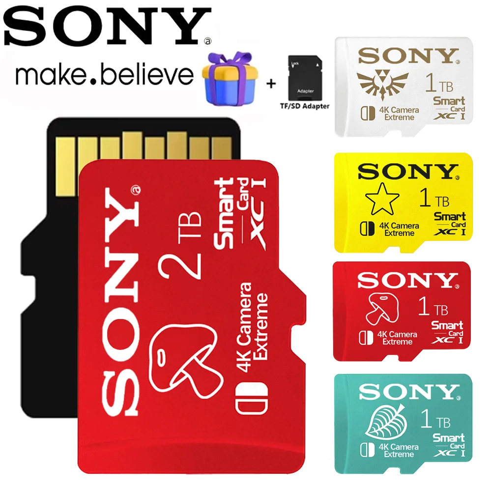 SONY 2TB 1TB Micro TF/SD Card Class 10 SD Card 256GB Memory Card 128GB 512GB TF Card Free For Shipping Cameras /tablet/Drone