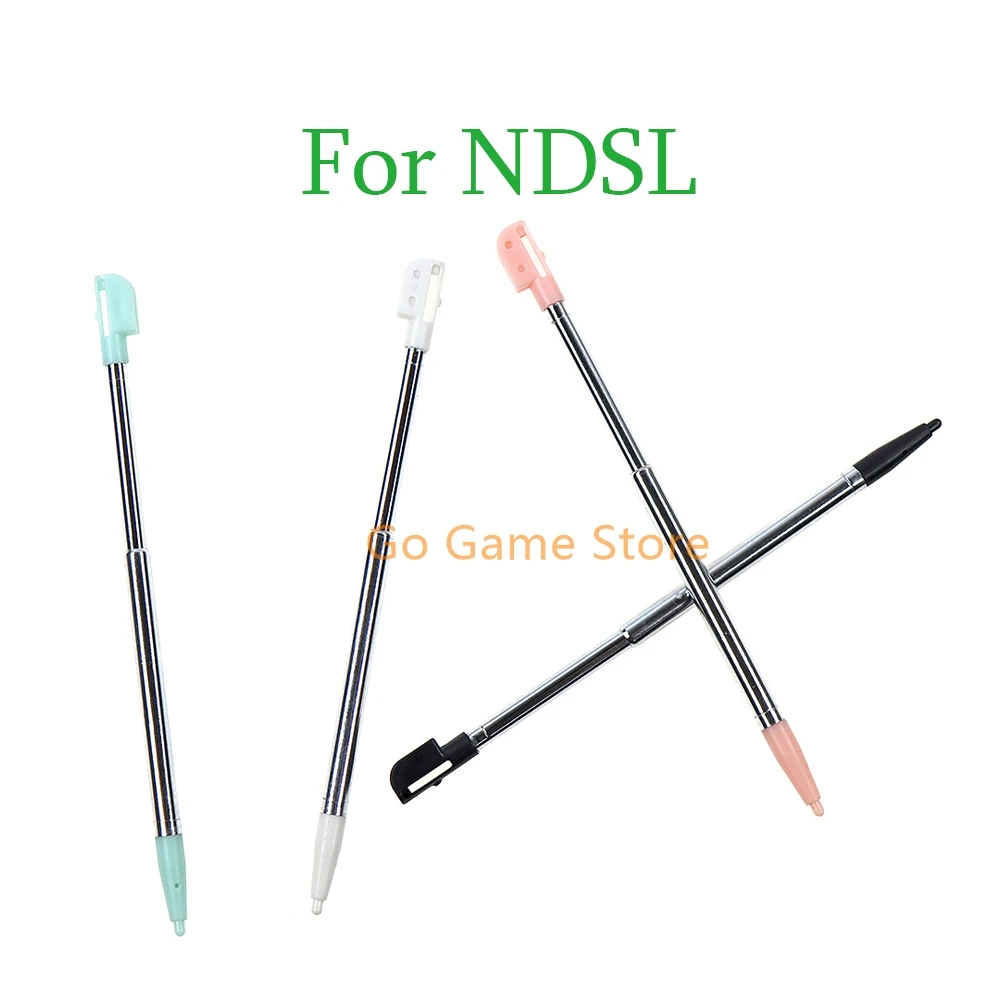200pcs Touch Screen Stylus Pen For Nintendo DS Lite Metal Telescopic Stylus Pen For NDSL Replacement Part