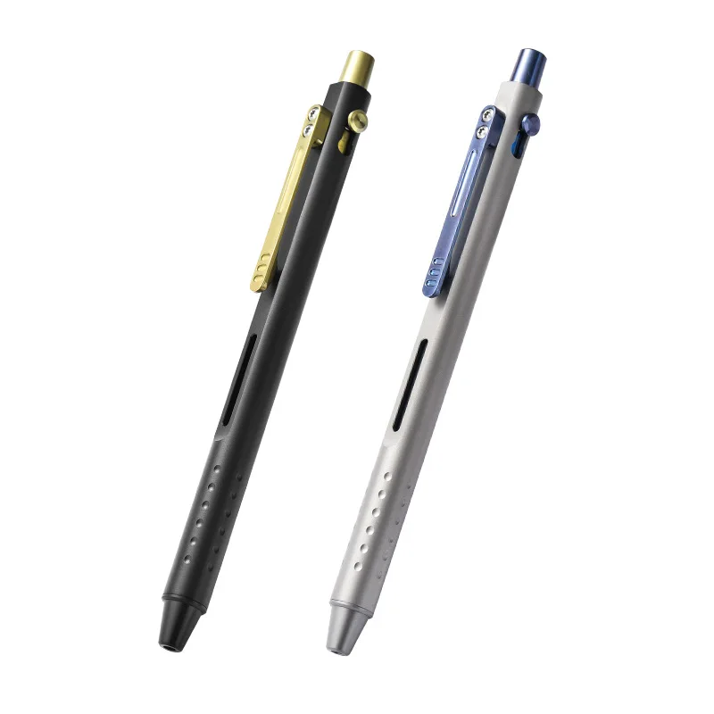 

EDC Outdoor Titanium Alloy Tactical Defense Tool - Multifunctional Portable Ballpoint Pen for Office & Daily Carry
