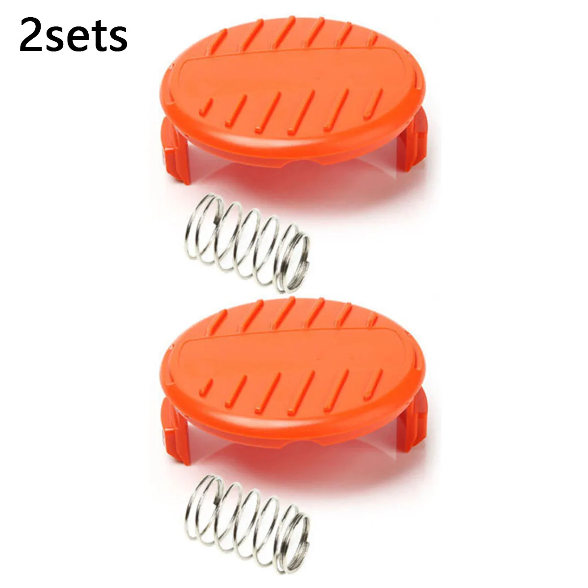 O50 2PCS Strimmer Trimmer Spool Cover Cap Suit For Black And Decker CST1000 GL30 GL120C GL280 GL301 GL340 GL420C