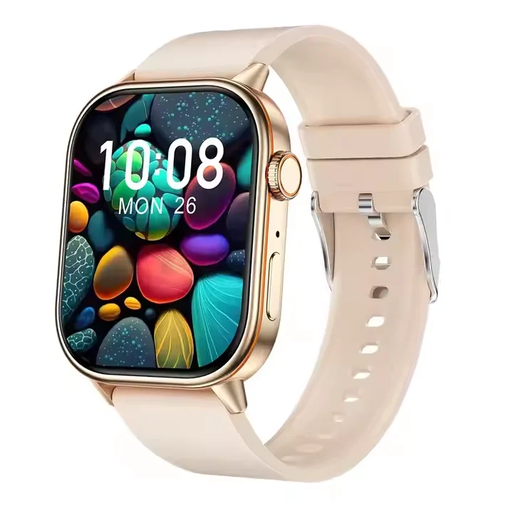 2025 New Arrival 2.01 Inch Large Screen GPS Smart Watches QX17 with BT Call Health Monitoring Sports Smartwatch