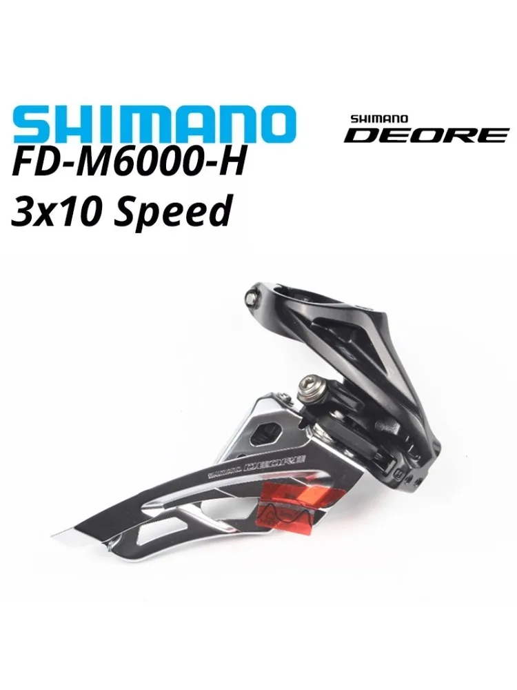 AliExpress Shimano Deore M6000 3x10 Speed Front Derailleur FD-M6000-H SIDE SWING Installation Of Clamp Ring Braze On For MTB Original