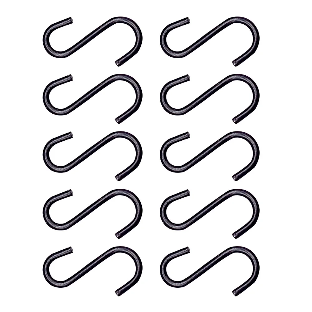 10 ganci in miniatura, leggeri e durevoli, in metallo, da cucina, per asilo, asilo, per casa delle bambole, kit per piccola casa