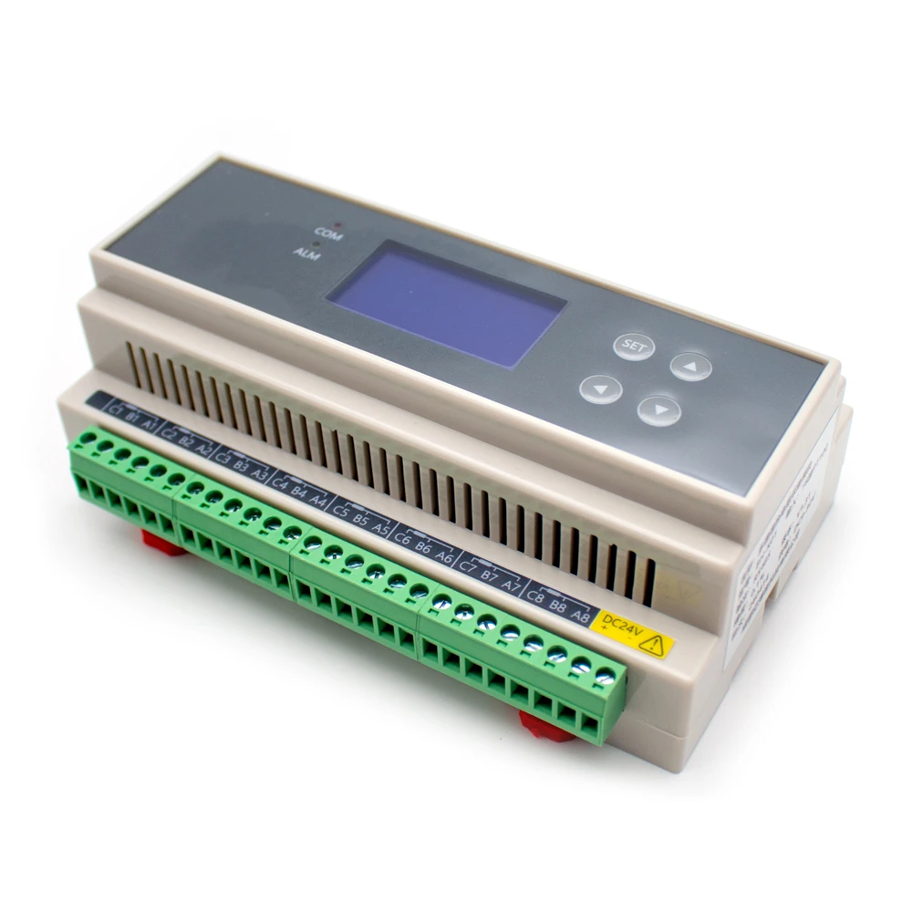 RS485 Multi-Channel Temperature Sensor Module for PT100 RTD 8/16 Channel