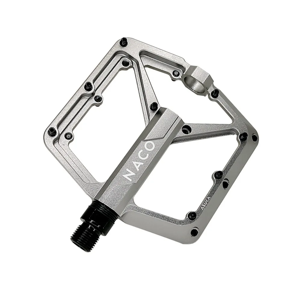 SHANMASHI aluminum alloy mountain bike pedal CNC craft bicycle wide flat pedal 3 bearings