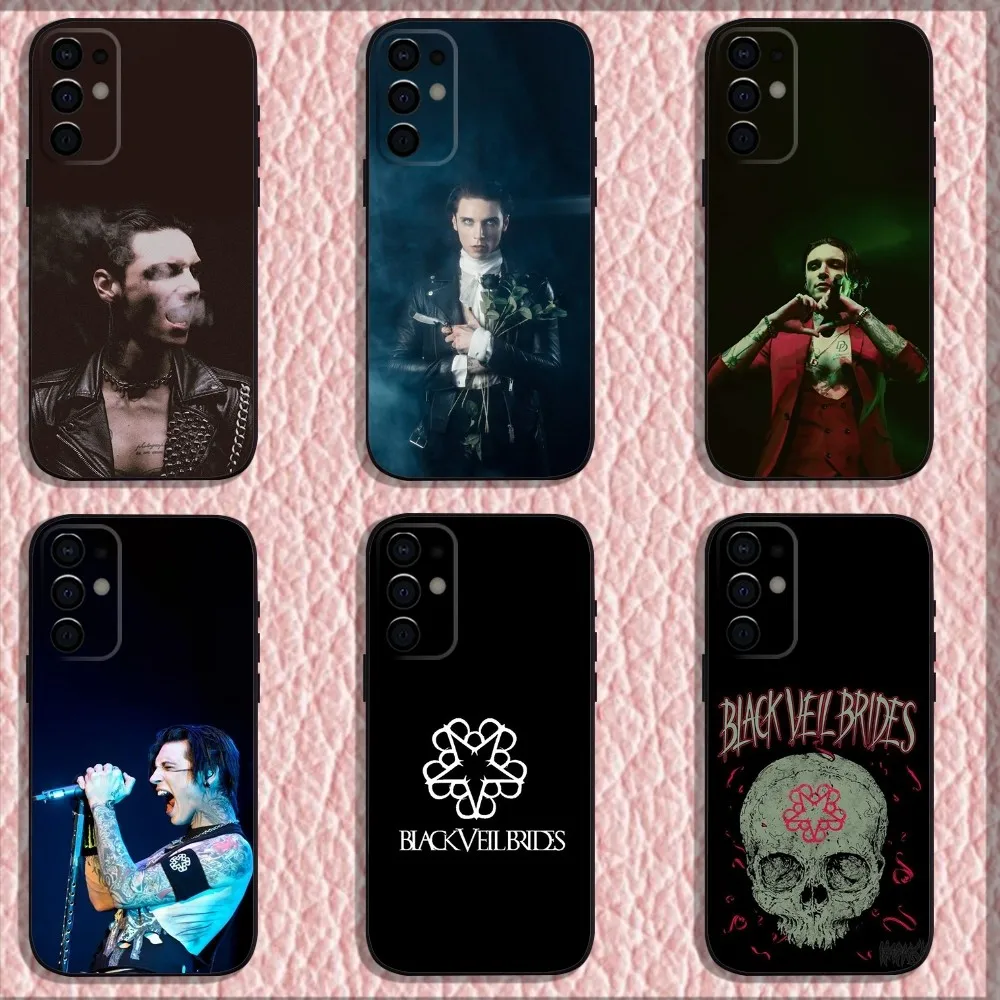 حافظة بقشرة ناعمة سوداء لهاتف smarsung ، Andy B-Biersack حجاب عرائس BVB ، S24 ، S21 ، S22 ، S23 ، S30 ، Ultra ، S20 ، Plus ، Fe ، Lite ، Note ، المؤتمر ، 5G