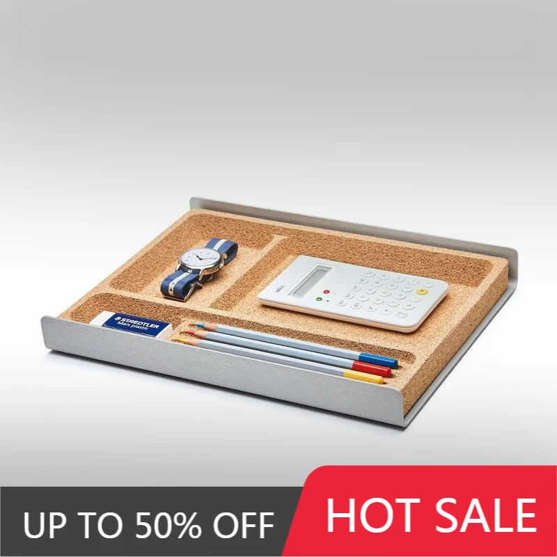 Desktop Storage Tray Computer Monitor Height Stand Tray Aluminum Alloy Office Desk Trays Display Bracket Organizer Parts Modern