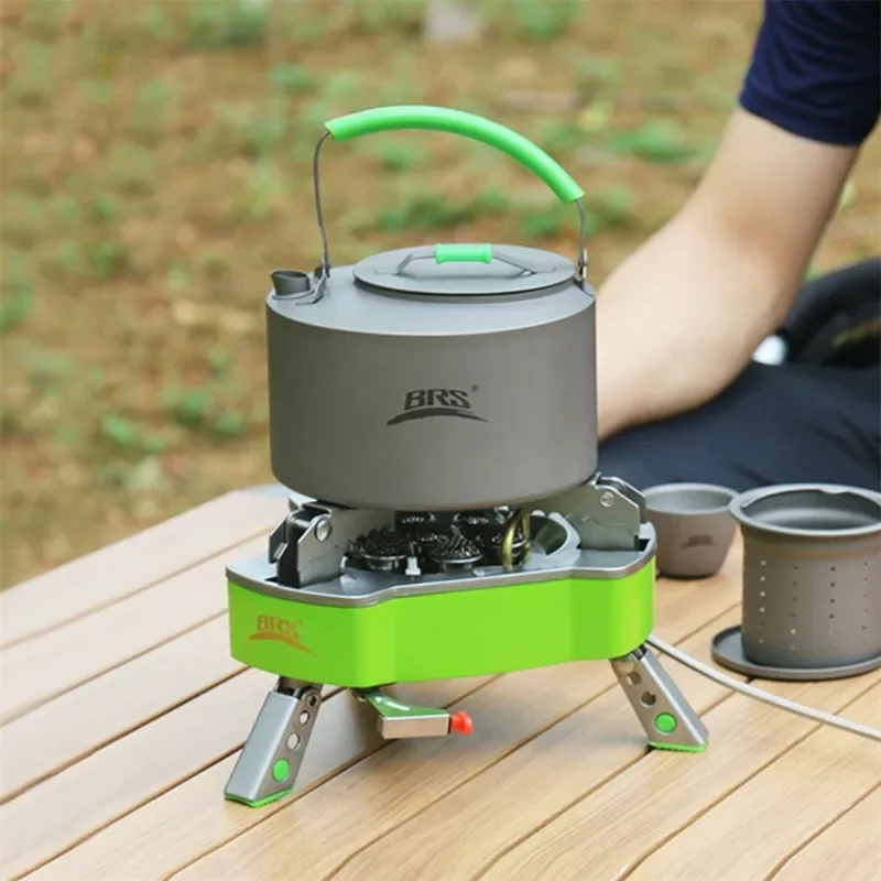 

BRS-71A-1 Powerful Gas Stove Seven Burner Outdoor Portable Furnace Power Butane Stove for Hiking Cooking Picnic BBQ2026