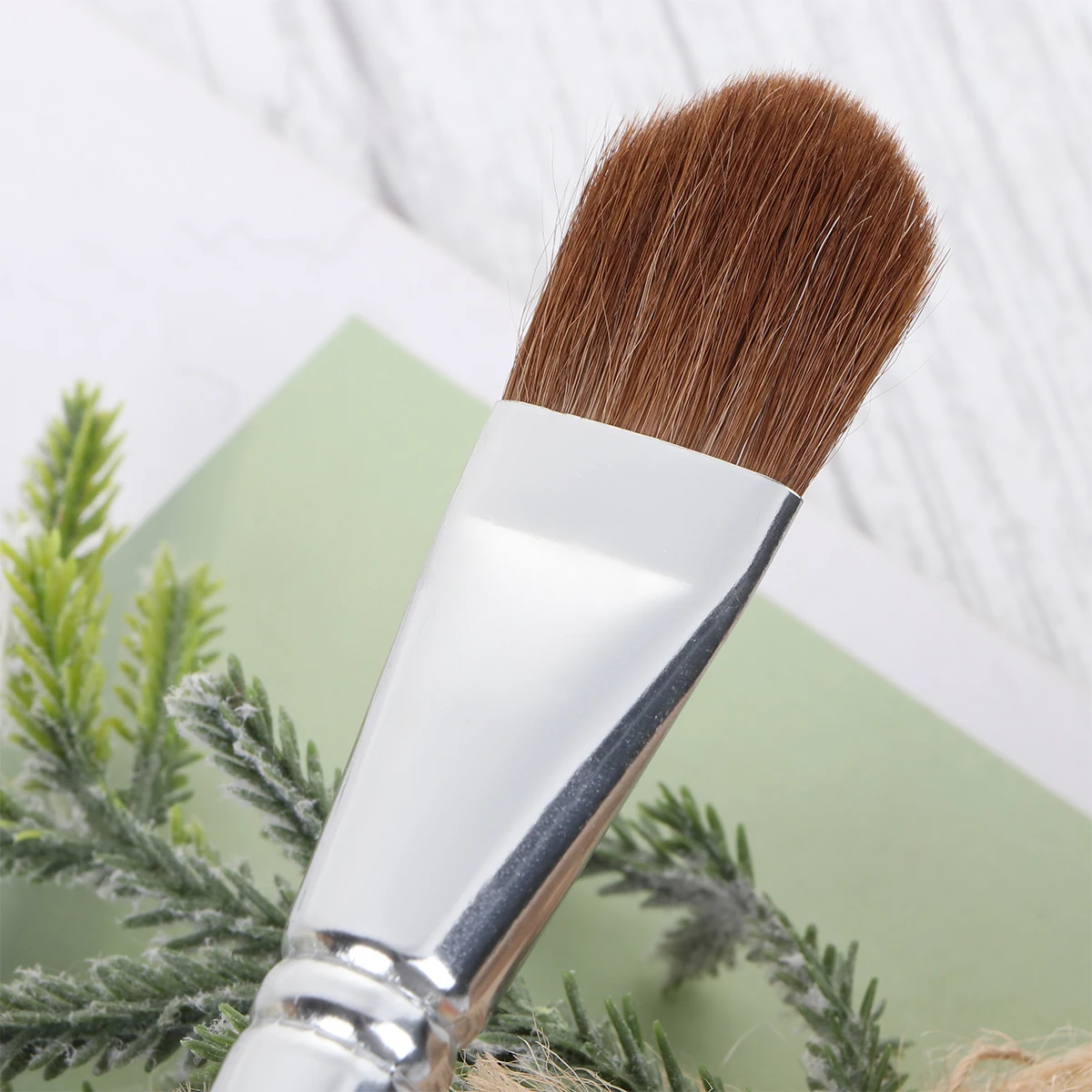 

6 Pcs Painting Set Gouache Drawing Brushes Yellow Pole Wooden Child Professional Art Watercolor Tools Acrylic Paintbrushes Safe