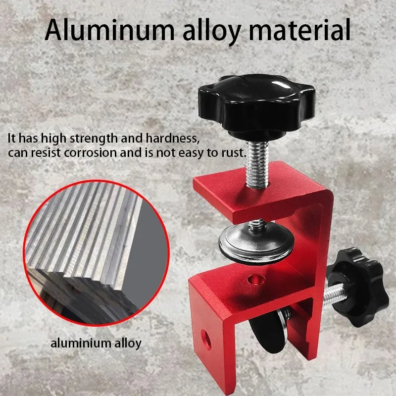 

Wardrobe closure strip installation fixture 25mm adjustable closure fixing clip woodworking cabinet universal fixing clip