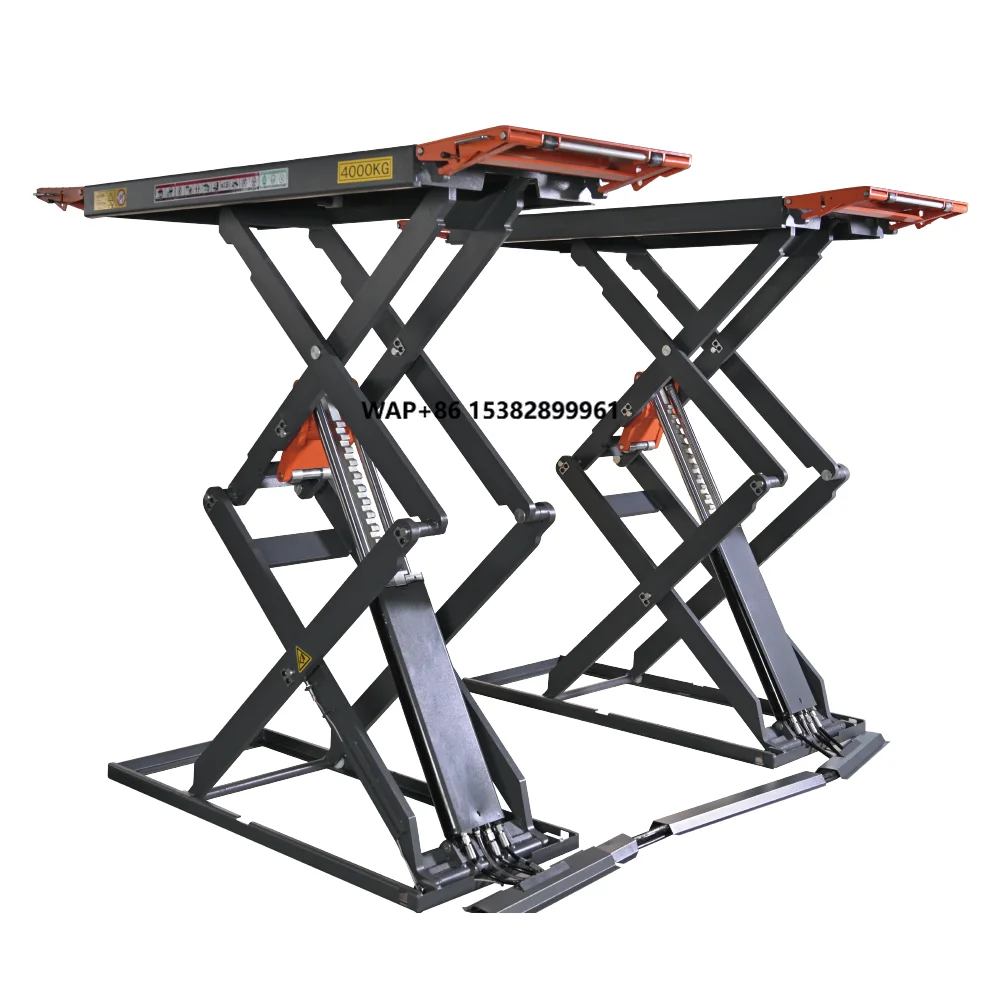 Hot Sale 3500kgs Ultra-thin Car Lift Scissor Car Scissor Lift 1.8metre Ultrathin Scissors Car Lift