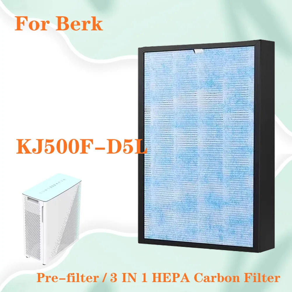 

Замена очистителя воздуха Berk KJ500F-D5L, совместимая с комбинированным фильтром 3 в 1