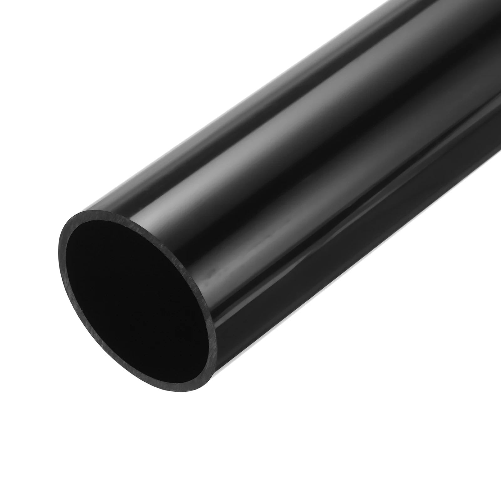 0.35m Black PVC Rigid Tube Round Pipe Hardware Tubing 57mm/68mm ID 63mm/75mm OD High Impact for Water Pipe Crafts Cable Sleeve