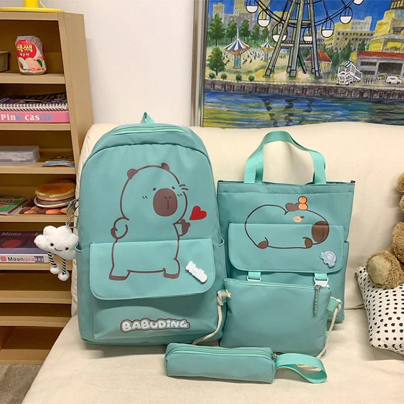 Nylon Cartoon Pattern Composite Bag Zipper High Capacity Commuting Casual Computer Bag 2025 Popular and Best-selling Backpack