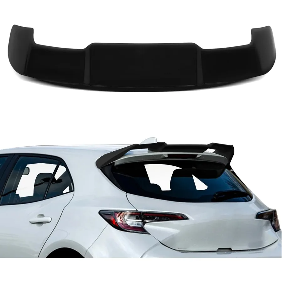 

Спойлер на крышу SCITOO ABS для Toyota Corolla 2019-2023 годов, 1 шт., глянцевый черный спойлер на крышу заднего окна, улучшает аэродинамику автомобиля и