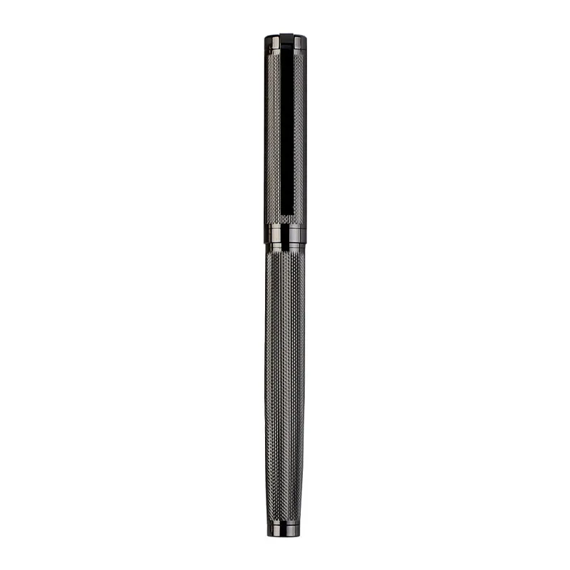 Black Forest Metal Fountain Pen Titanium Black Extra Fine Nib Beautiful Texture Excellent Writing Gift Pen