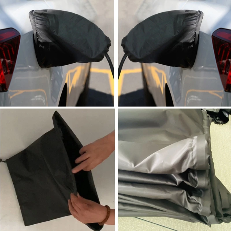 Cubierta protectora impermeable para coche invierno libre para vehículo nueva energía puerto carga manga