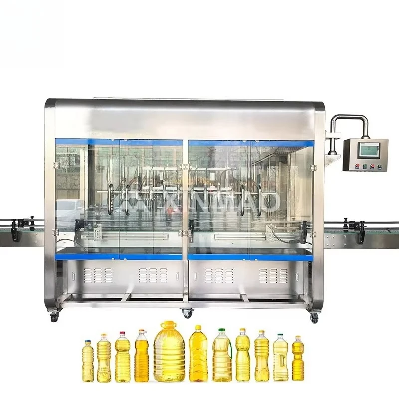 Fully Automatic 500ml 1L Pet Bottle Sunflower Olive Edible Cooking Oil Filling Production Line