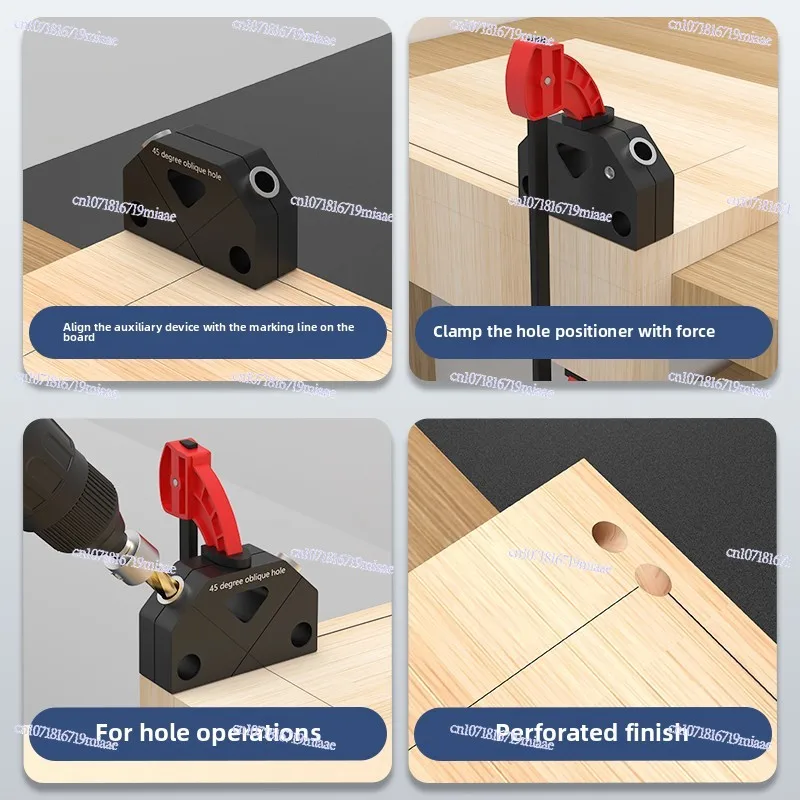 New Multifunctional Woodworking Drilling Assist, Punch Positioner Household Tools Woodworking Positioning Tools