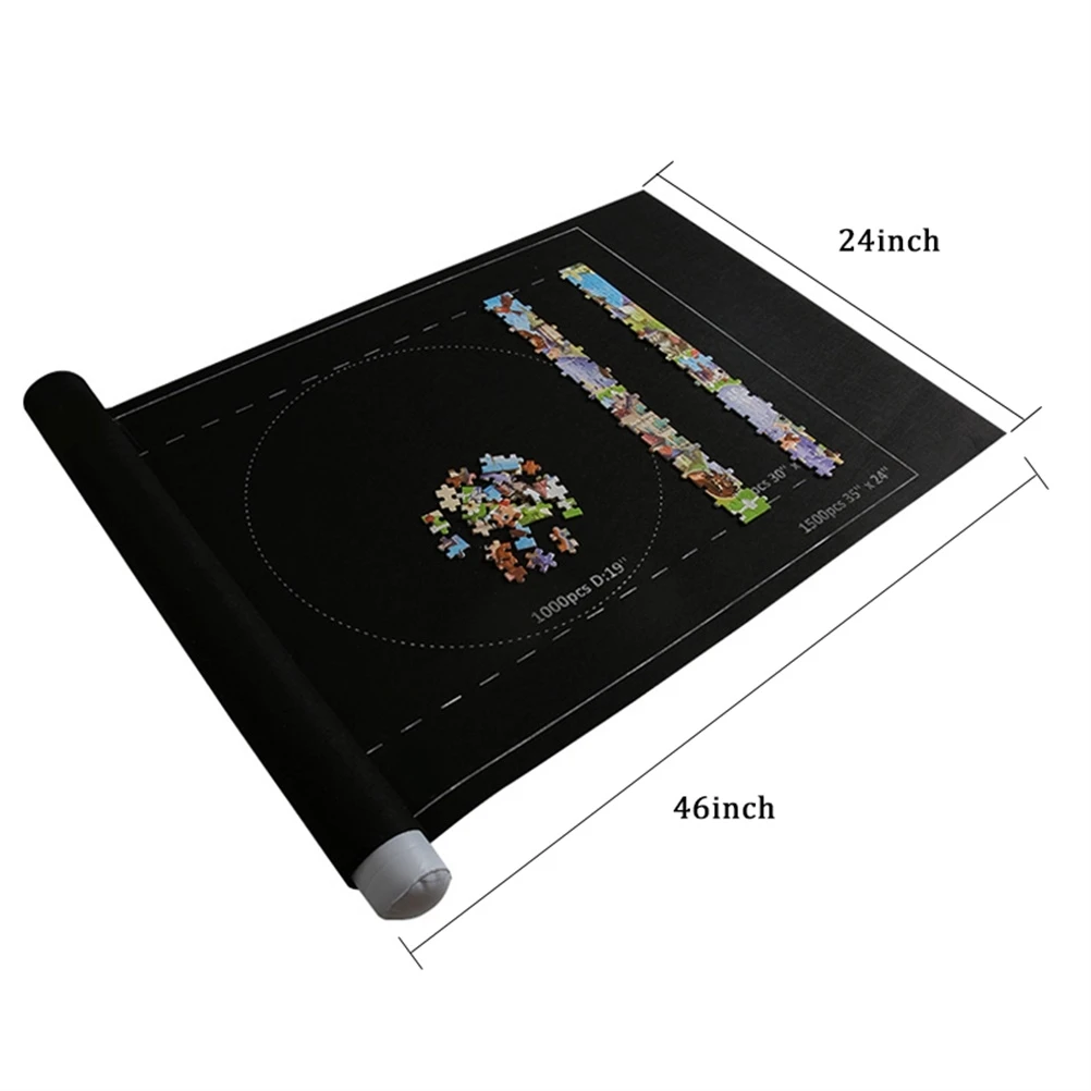 1,500-Piece Professional Jigsaw Puzzle Mat with Storage Pouch