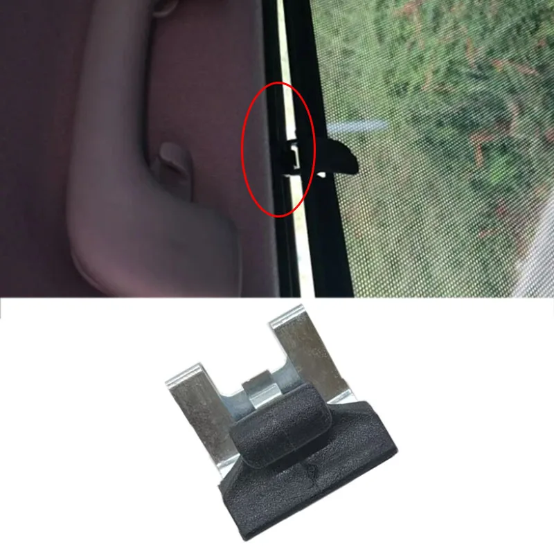 1/2X Clip de coche para parasol trasero 964000020R para Renault Grand Scenic III y Scenic III 2009 96 40 000 20R