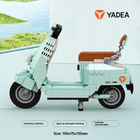 YADEA Q9 Electric Motorcycle Building Blocks Mode - Creative DIY 3D Puzzle Kit for Adults, Collector's Edition with Display Base