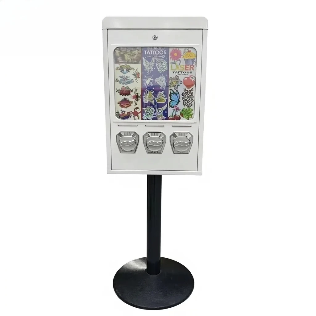 Applicable to 2026 Hottest Commercial Three-Column Anime Card & Tattoo Sticker Vending Machine | CE EU Certified | Fast Shipping