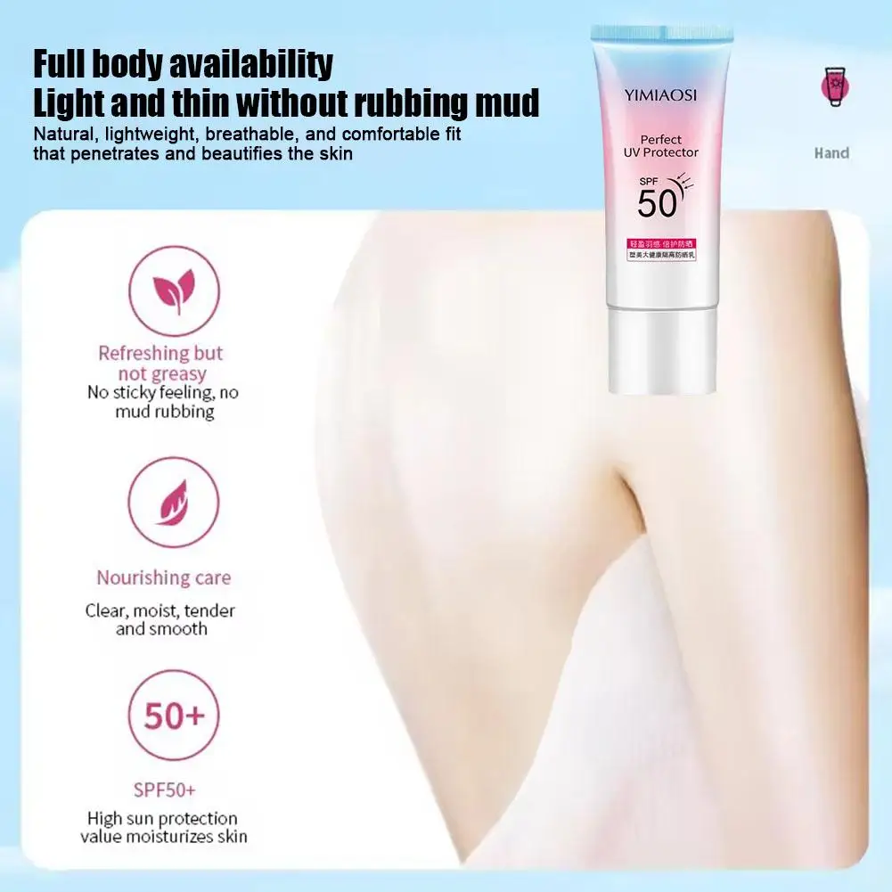 Spf50 + Waterdicht Gezicht Lichaam Zonnebrandcrème Whitening Zonnebrandcrème Huid Zonnecrème Gezichtscrème Bescherming Anti Sunblock Beschermende Z1w4