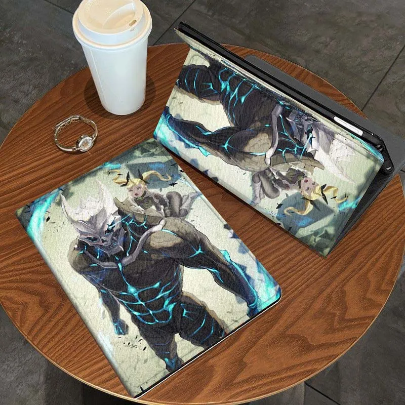 

Cartoon Monster No. 8 Anime Tablet Case For Honor Tab Magic Pad GT GT2 6 X8 V7 V8 X9 8 9 13 X8a X9a Pro 10 12.1 12.5 Inch