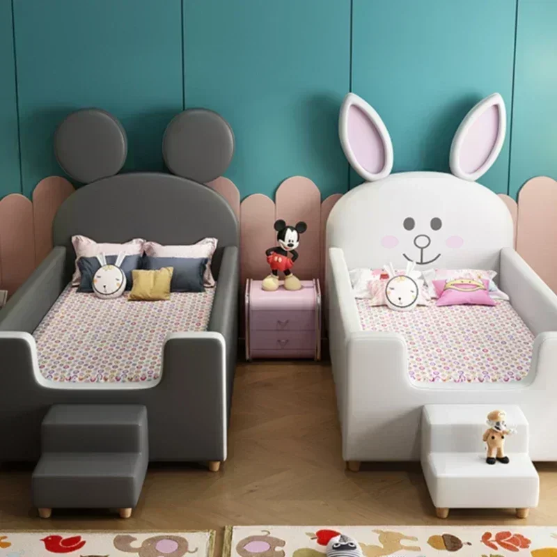 Cute Design House Children's Bed Kids White Black Modern Loft Children Beds Boys Girls Lit Cabane Enfant Furniture For Bedroom