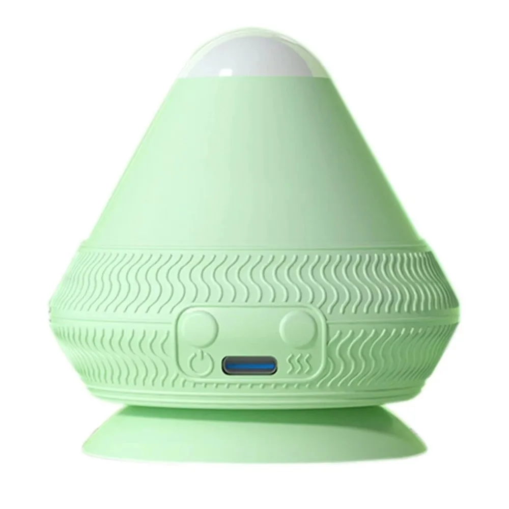 

Силиконовый вибрирующий массажный мяч, USB перезаряжаемый горячий компресс, фасциальный мяч, небольшой электрический адсорбционный массажер для расслабления мышц