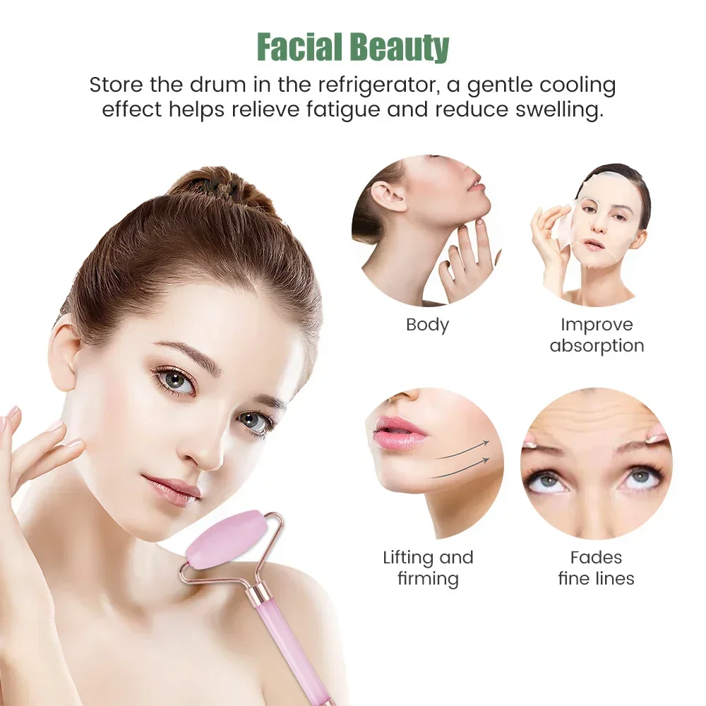 Glass Gua Sha & Face Roller Set, Guasha Facial Tool for Lymphatic Drainage & Face Sculpting, Reduce Puffiness & Relieve Tension