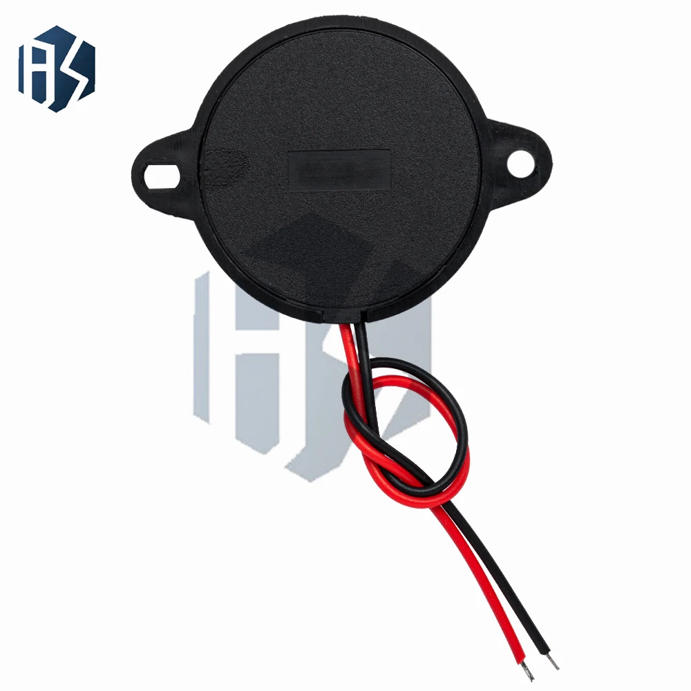 1PCS 30X5.5MM Enclosed Piezo Passive Buzzer Element W/Wires AT3040