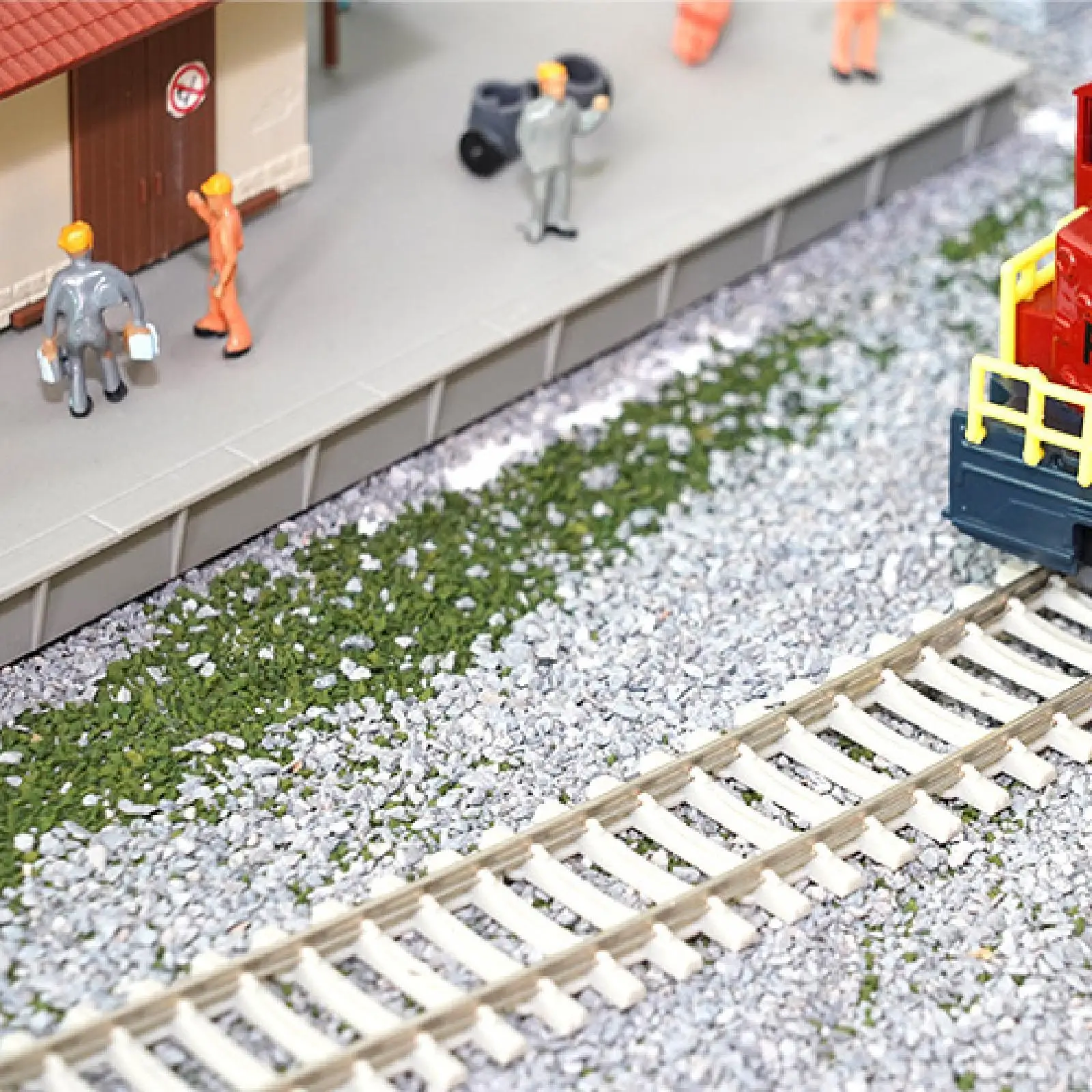 

Model Train Track Versatile DIY Projects 1:87 Curved Accessories Multifunctional Game Realistic Gift Educational Toy Length 50cm