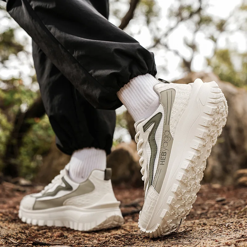 

Comfortable Platform Leisure Sneakers Thickened Cushion Sole Breathable Versatile Outdoor Sports Daily Footwear