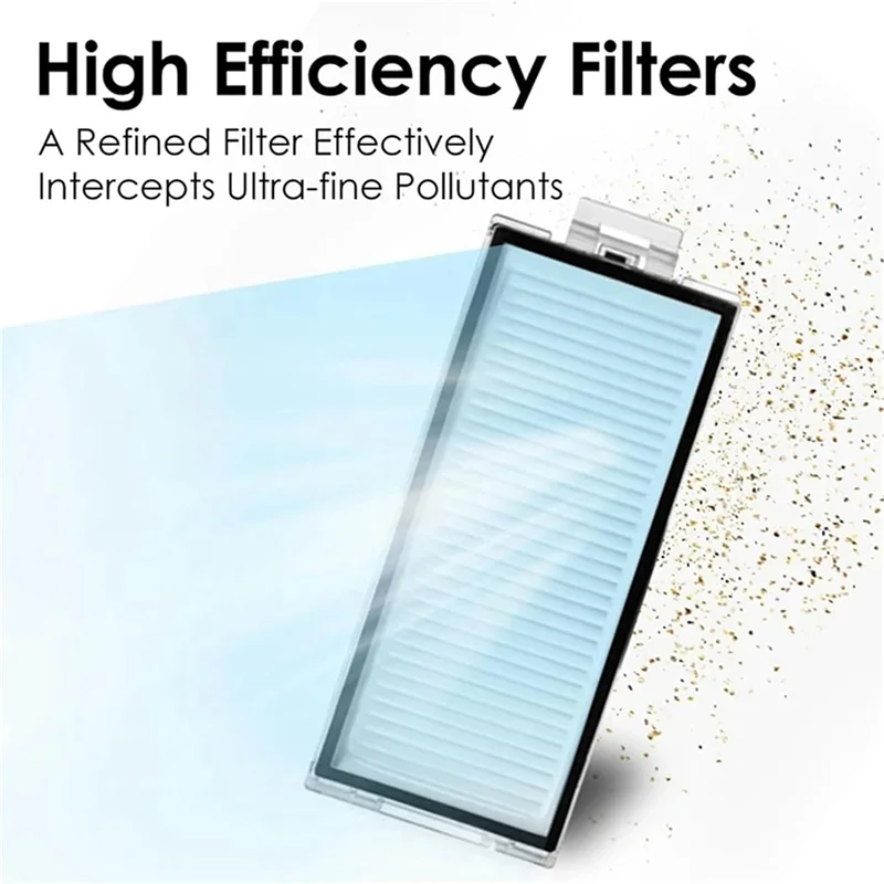 B58B-16Pcs Replacement Parts Accessories Kit  For Roborock Q8 Max+/Q8 Max Plus/Q5 Pro+/Q5 Pro Vacuum Cleaner