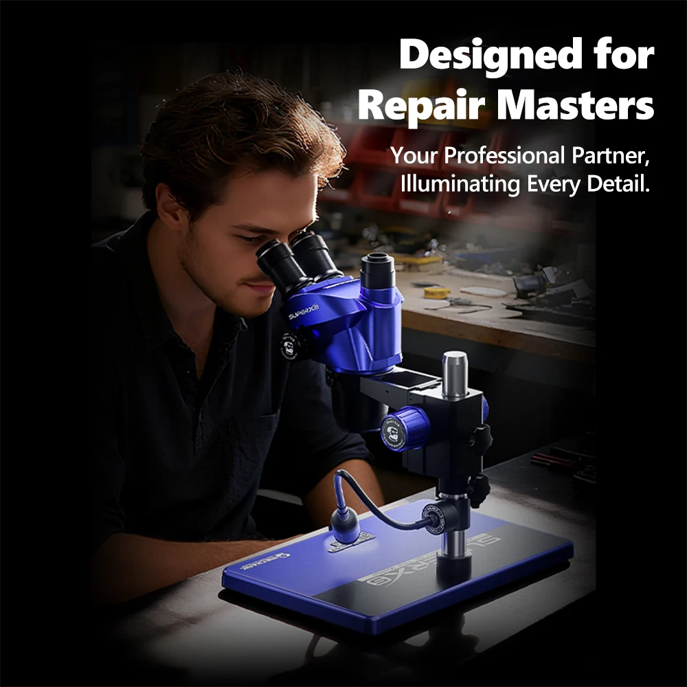 MECHANIC Omni-L Microscope Companion 5W 360° Flexible Hose Oblique Lighting for Phone PCB Repair Microscope Light Source Tools