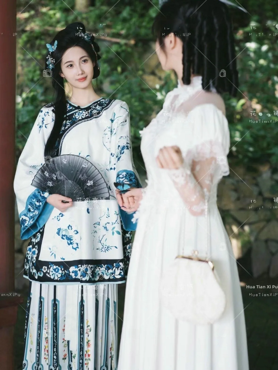 

New Hanfu Style Qing Dynasty Princess Costume Women's Traditional Chinese Fashion Travel Photography Friend Shoots