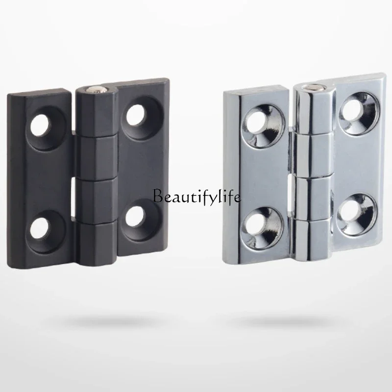 

HL050 Distribution Cabinet Box Hinge, Zinc Alloy Black Heavy Duty Industrial Folding Control Cabinet Hinge