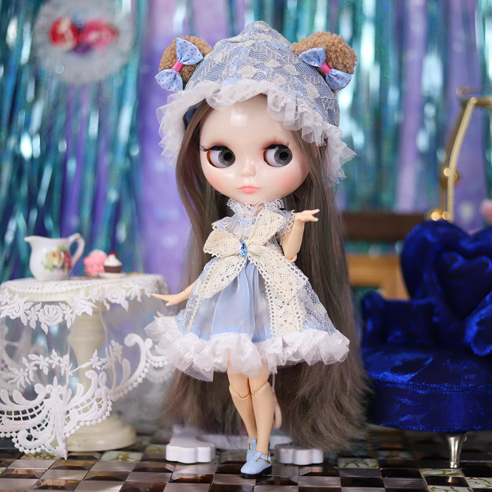 ICY DBS Blyth Doll 1/6 bjd cake dress puffy dress cute dress girl toys SD