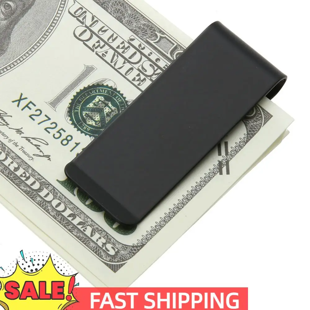 

Stainless Steel Money Clip Slim Cash Clip Multi-Function Minimalist Front Pocket Wallet Clip Lightweight for Business Travel