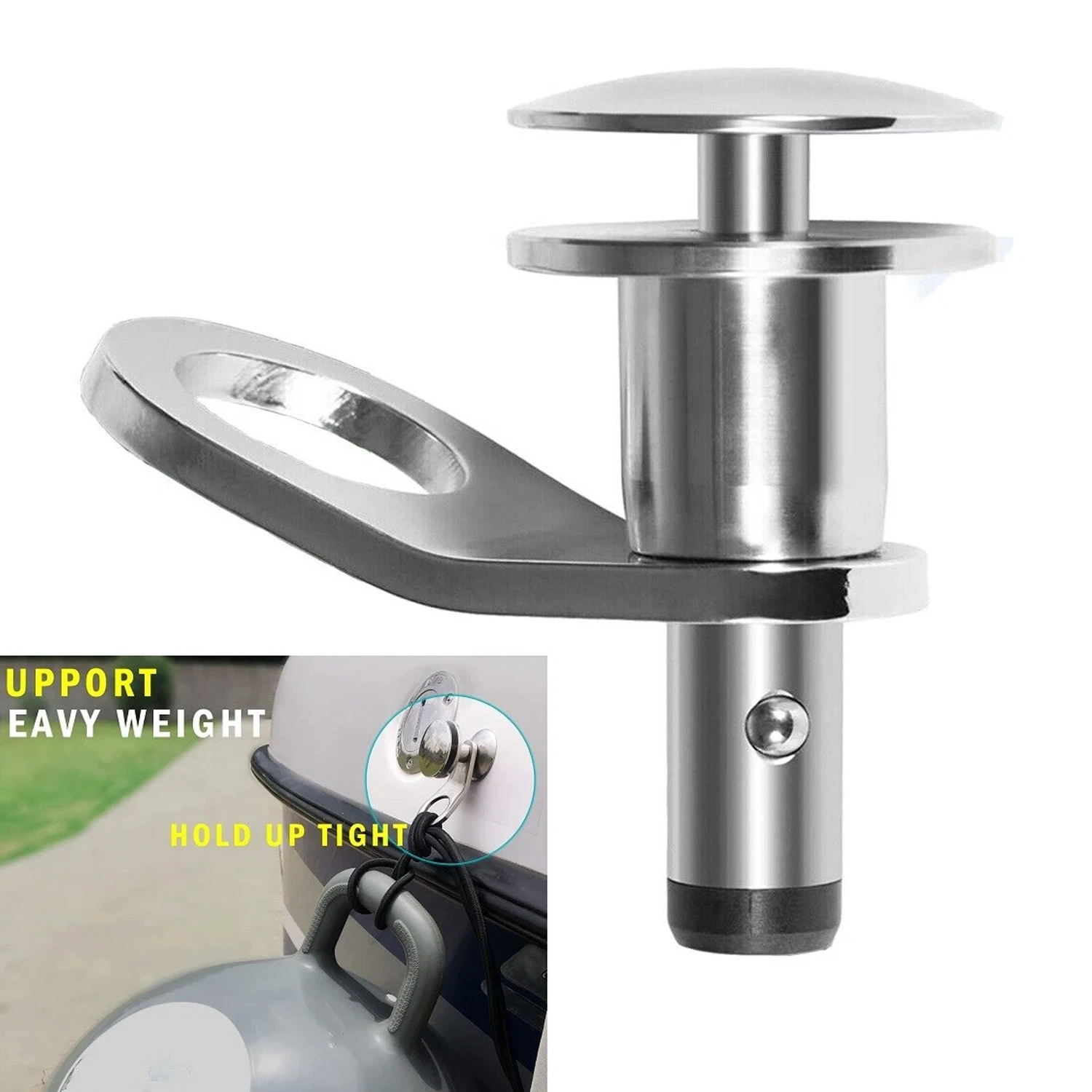 

1/2 ''Морской быстросъемный держатель крыла из нержавеющей стали для крепления крючка, приемник не входит в комплект